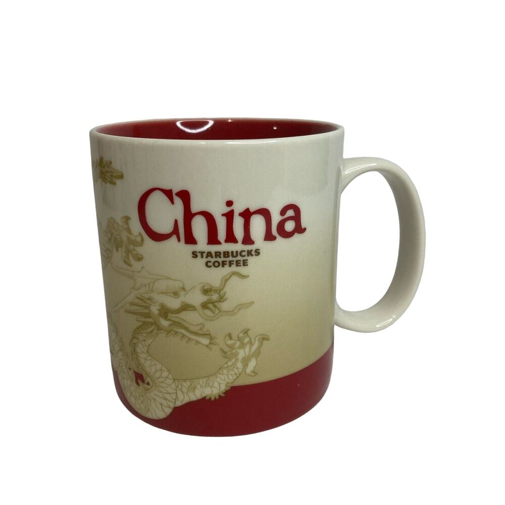 Starbucks China 2013 Global Icon Series Mug‎ Coffee Tea Cup Mug Dragon